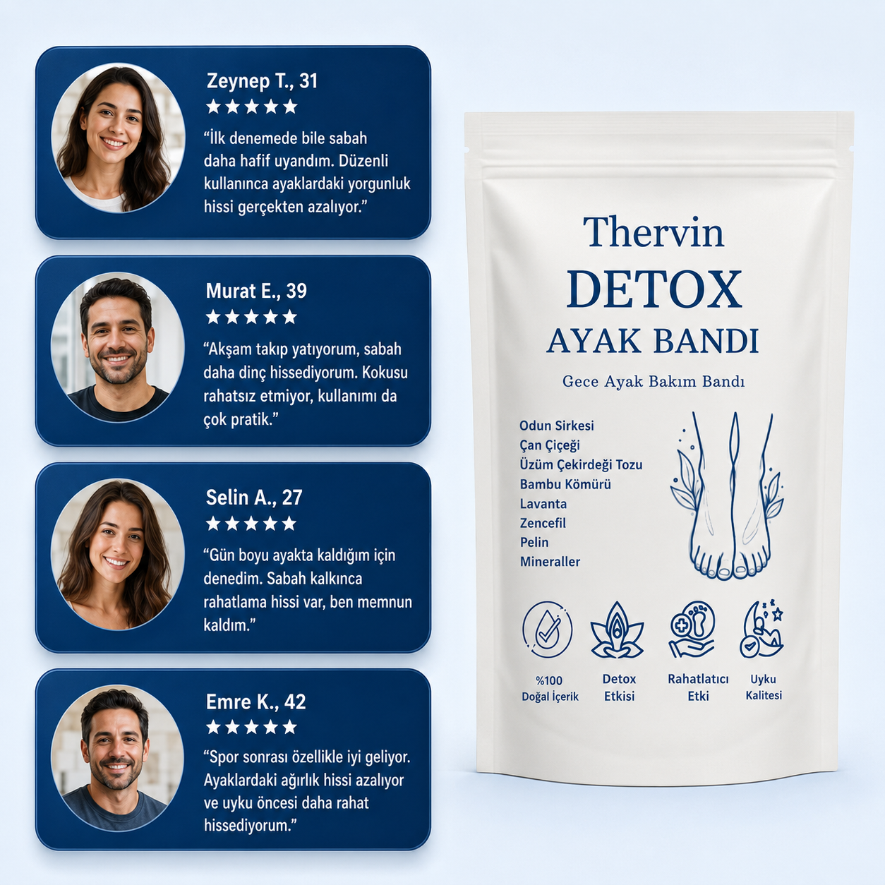 Detox Ayak Bakım Bandı