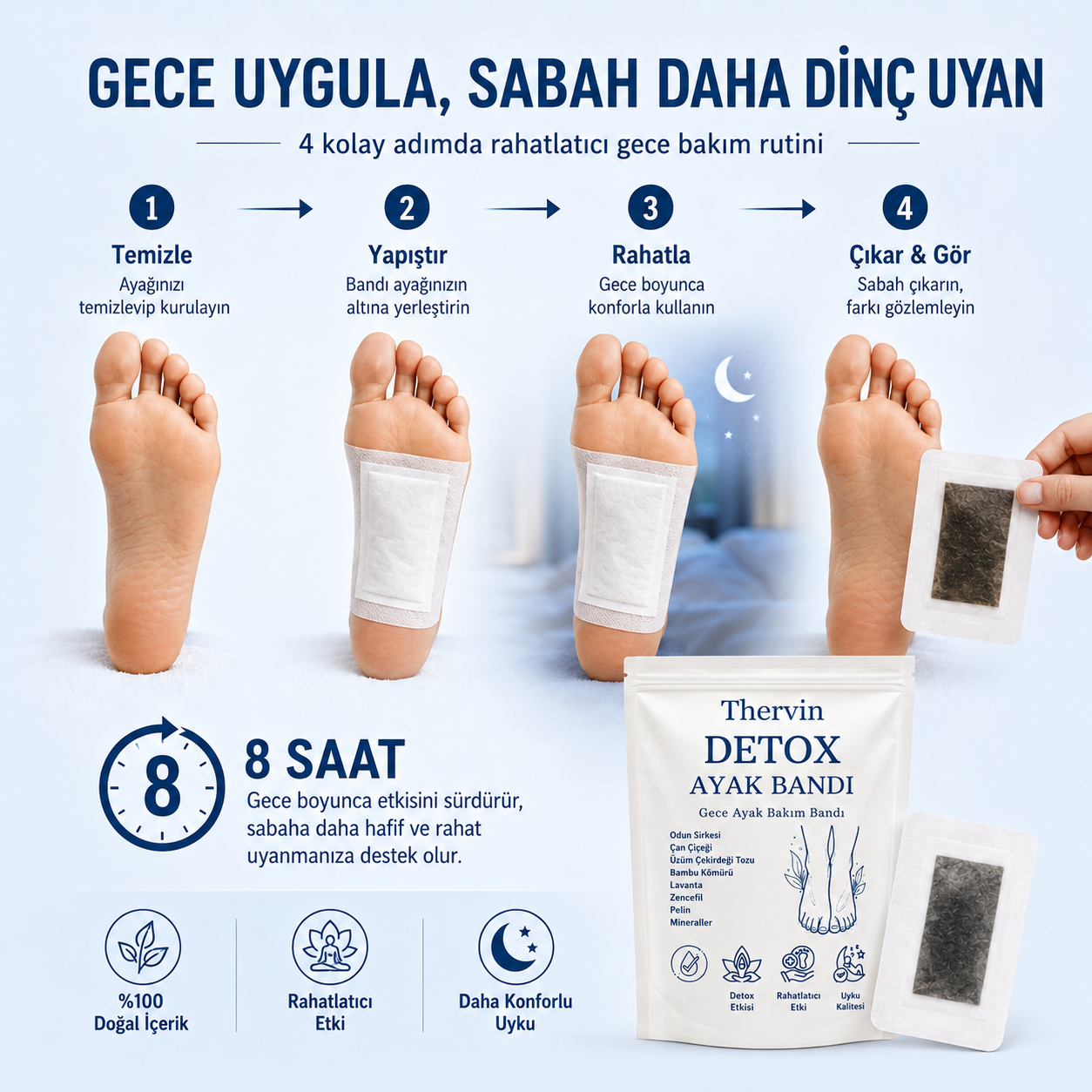 Detox Ayak Bakım Bandı